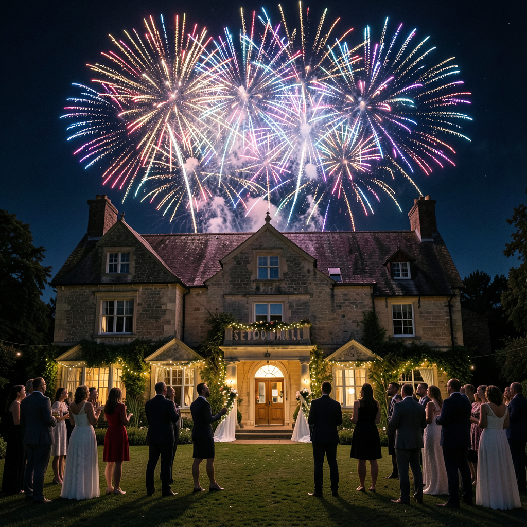 Surprise fireworks at Steeton Hall wedding prompt complaints, apology